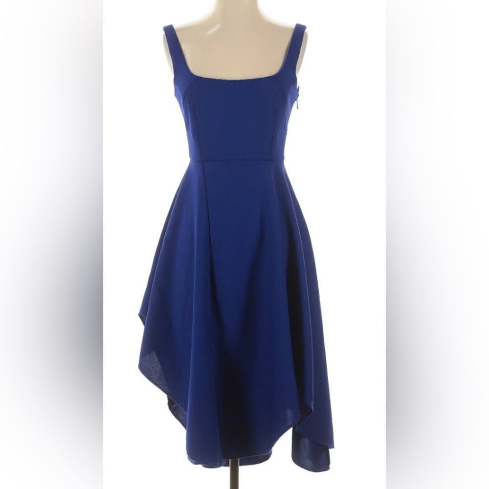 Esteban Cortazar Collective Blue Flamenco Dress Size 0